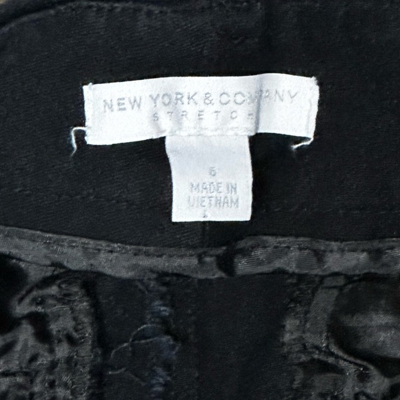 New York & Co Skinny Ankle Pants in Black Size 6 - Picture 3 of 3